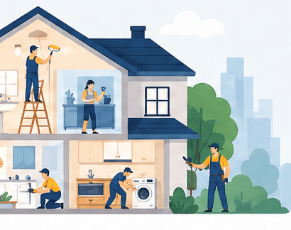 AreaSorted home services illustration